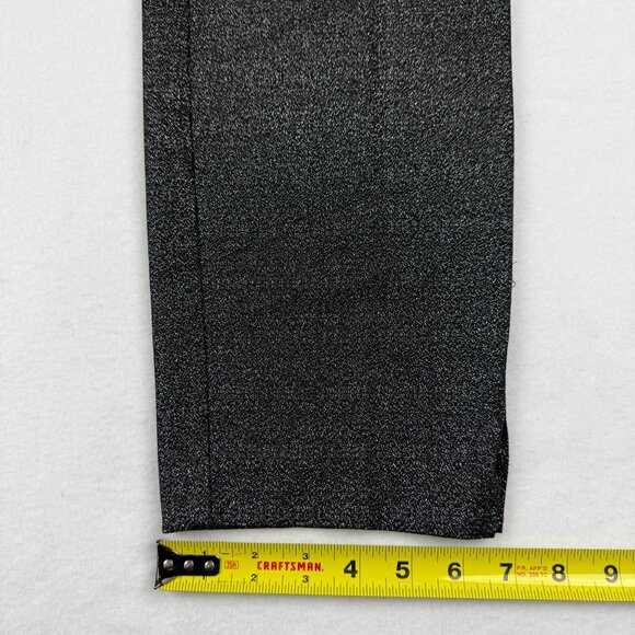 Lane Bryant Women's 4-Seasons Stretch Slim Ankle Metallic Black Pants Size 14 NW - Picture 10 of 11